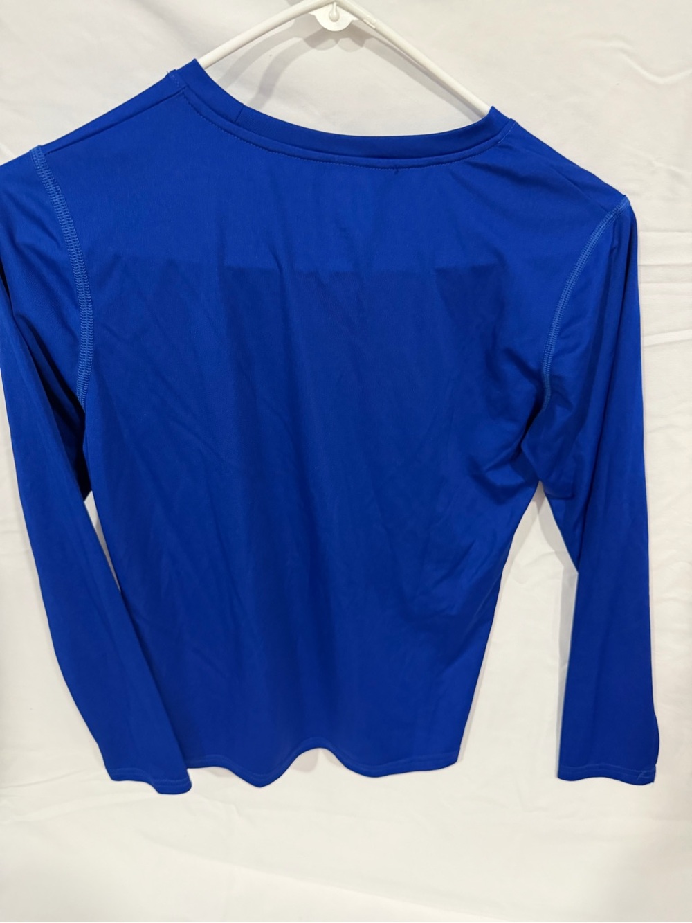 NBA Kids Long Sleeve Knicks Basketball Tee - Royal Blue/ Orange/ White 10/12 N - Picture 3 of 5